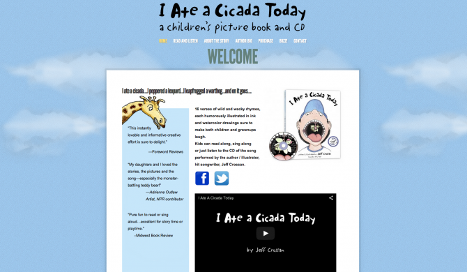 I Ate A Cicada Today Web Site